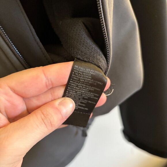 The North Face Soft Shell Jacket Mens XL Full Zip Gray and Black - Picture 5 of 7